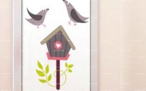 Stickers le foyer des oiseaux.