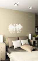 Stickers les cygnes love