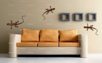 stickers lezard plafond