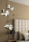 stickers muraux fleurs