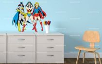 Stickers ligue super-h�ro�nes