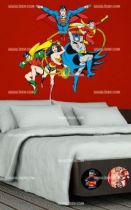 Stickers ligue super-h�ros r�tro