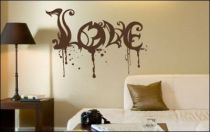 Le stickers love d�goulinant pour d�corer l\'int�rieur