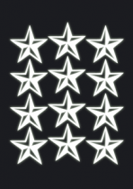 stickers luminescents �toiles