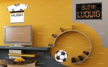 Stickers maillot Allemagne