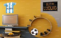 Stickers maillot de foot Argentine