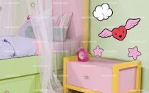 Stickers manga amour