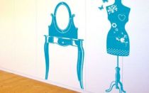 Stickers meuble coiffeuse pour faire une d�coration baroque