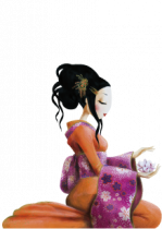 Stickers misstigri princesse Aiko