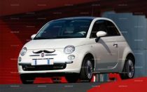 stickers moustache Fiat 500