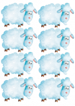 Stickers moutons � compter