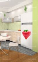 stickers cuisine fraise