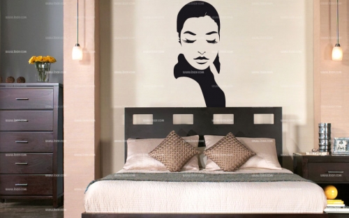 stickers buste femme