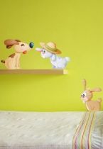 stickers lapin belier