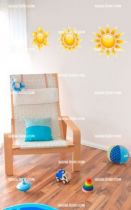 Stickers muraux les soleils