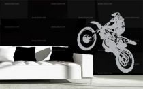 stickers muraux motocross
