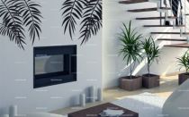 Stickers muraux palmiers