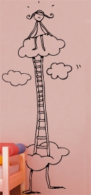 Stickers muraux pour fille