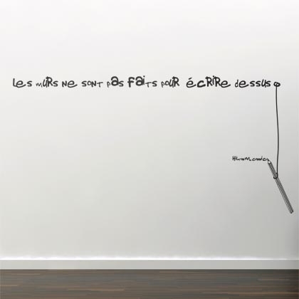 stickers texte paristic