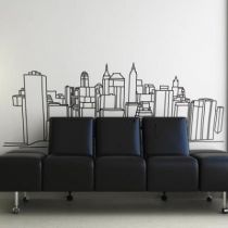 Stickers New York au trait