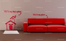 Stickers niche de chien