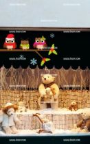 Stickers No�l pour vitrine