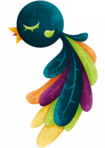 Stickers oiseau de l'indien