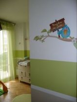 stickers oiseau sur sa branche