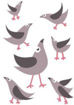 Stickers oiseaux.