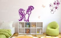 stickers muraux orchidee