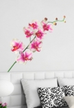 sticker orchid�e imprim�e sur adh�sif blanc avec d�coupe � la forme. Magnifique ce sticker