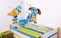 Stickers ours oreiller