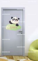 Stickers panda pr�nom personnalisable