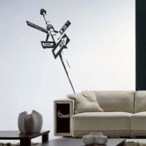 Stickers Panneau New York