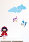stickers enfant papillon