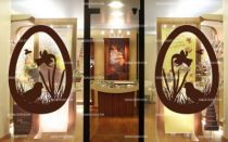 Stickers P�ques pour vitrine