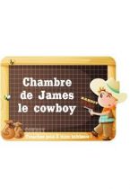 Stickers personnalisable cow boy.