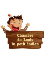 Stickers personnalisable petit indien.