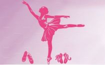 stickers danseuse classique pour d�corer une chambre de fille