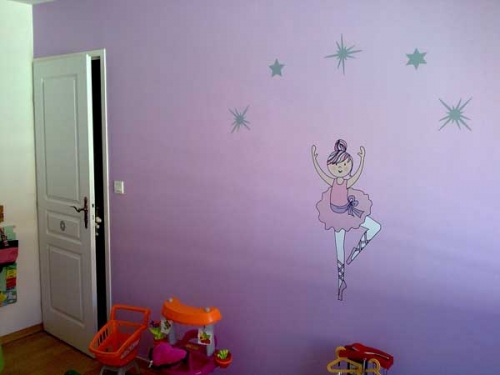 stickers petite danseuse �toile
