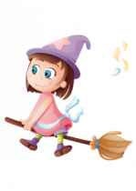 Stickers petite sorci�re