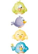 Stickers petits oiseaux