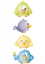 Stickers petits oiseaux