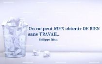 Stickers phrase sur le travail