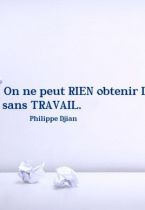 Stickers phrase sur le travail