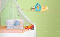 Stickers trois pious sur une corde