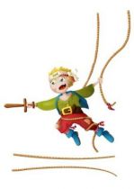 Stickers muraux enfants : Capitaine Alphonse imprim� sur adh�sif avec d�coupe � la forme. Vous pouvez choisir la longueur de votre corde gr�ce aux deux �l�ments compl�mentaires. A l\'abooordage moussaillon!!