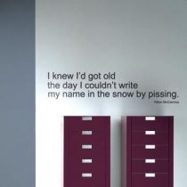 Stickers Pissing in the snow