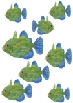 stickers muraux poissons marins
