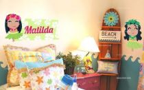 Stickers porte-nom hawa�enne